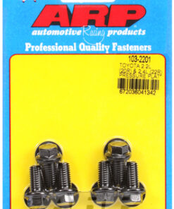 arp pressure plate (clutch cover) bolt kit for toyota 2.2l (20r) & 2.4l (22r), hex kit #: 103-2201