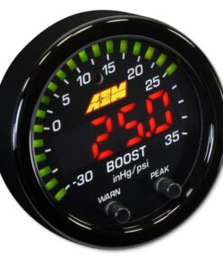 AEM X-Series Boost Pressure Display Gauge -30in/Hg~35psi / -1~2.5bar 30-0306
