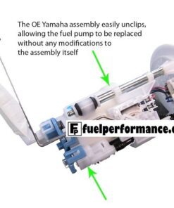 qfs oem replacement in-tank efi fuel pump w/ regulator, strainer for yamaha kodiak 450 eps efi 2020, replaces bb5-13907-01-00