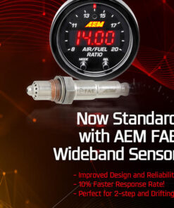 aem x-series wideband uego afr fae sensor controller gauge kit # 30-0300