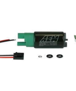 AEM 340lph E85-Compatible High Flow In-Tank Fuel Pump (65mm, Offset Inlet)  50-1220
