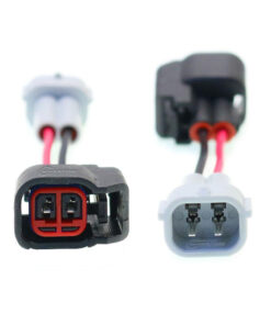 USCAR / EV6 (Female) to DENSO (Male) Injector Plug n Play Wired Adapter - EVO X / GTR R35 (1)