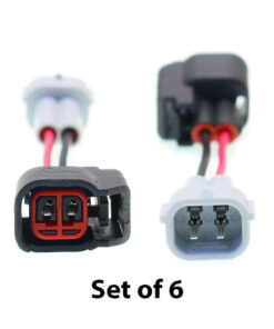 USCAR / EV6 (Female) to GTR R35 / DENSO (Male) Injector Plug n Play Wired Adapter (6)