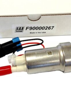 tia automotive walbro f90000274 fuel pump 450lph high pressure (universal e85) & installation kit & hard wire kit