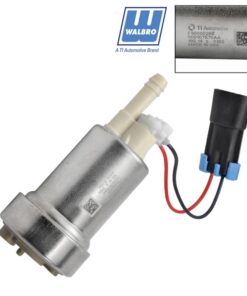 tia automotive walbro f90000274 fuel pump 450lph high pressure (universal e85) & installation kit & hard wire kit