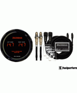 ZEITRONIX Zt-4 + ZR-4 Dual AFR Gauge Bundle (Black Bezel / Red Digits)