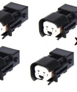 EV6 USCAR Female to EV1 Male Fuel Injector Wireless Connector Adapter (4)