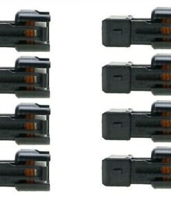 EV6 USCAR Female to EV1 Male Fuel Injector Wireless Connector Adapter (8)