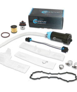 Quantum Intank Fuel Pump w/ Regulator, Tank Seal & Fuel Filter Kit for Harley-Davidson FXDI Dyna Super Glide EFI 2004-2010, Replaces 61016-04B