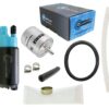 qfs oem replacement in-tank efi fuel pump w/ tank seal, fuel filter, strainer for bmw f800gs / f800gs adventure efi 2007-2018, replaces 16148556077
