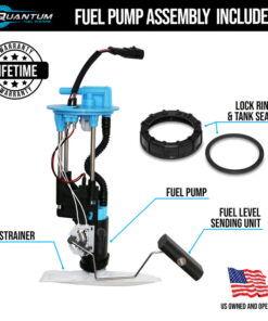 qfs fuel pump assembly for polaris atv / utv - efi in-tank oem replacement, hfp-a238
