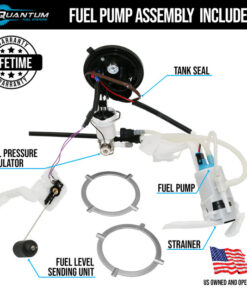 qfs fuel pump assembly for harley-davidson cvo ultra classic (flhtcuse7 / flhtcuse8) 2012-2013 #62908-08
