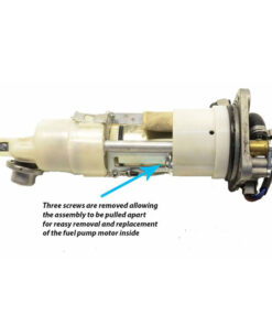 quantum ktm efi fuel pump + filter kit for ktm 1050 adventure 2015-2020, replaces 60307088000