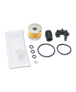 qfs fuel pump w/ fuel pressure regulator, tank seal, fuel filter, strainer for ktm 990, oem: 61007088100 / 61007088400