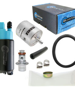 qfs oem replacement in-tank efi fuel pump w/ regulator, tank seal, fuel filter, strainer for bmw g650 efi 2007-2009, replaces 16147696738