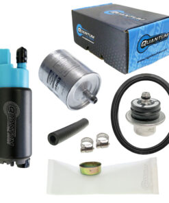 qfs oem replacement in-tank efi fuel pump w/ regulator, tank seal, fuel filter, strainer for bmw r1200st efi 2003-2007, replaces 16147680379