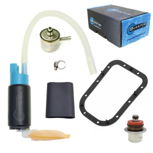QFS OEM Replacement In-Tank EFI Fuel Pump w/ Regulator, Tank Seal, Fuel Filter, Strainer for Harley-Davidson FXSTD Softail Deuce EFI 2001-2007, Replaces 62897-01B