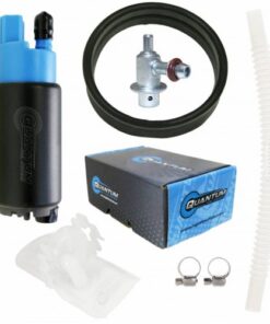 Quantum Intank OEM Replacement Fuel Pump w/ 50 PSI Regulator & Tank Seal for Suzuki Burgman (AN650) 2003-2020, Replaces 15610-10G00