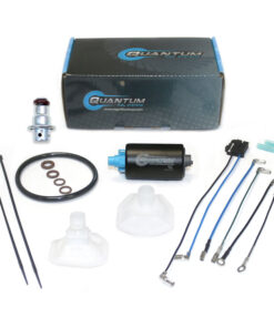 qfs oem replacement in-tank efi fuel pump w/ regulator & strainer for kawasaki kfx450r 2008-2014, replaces 49040-0020