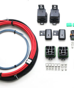 FP DUAL FUEL PUMP RELAY HOT WIRE KIT - INCLUDES RELAYS, WIRING, FUSES, TERMINALS