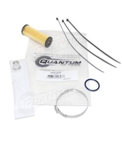 quantum fuel filter kit w/ strainer, o-ring & clamp for harley-davidson xl883n iron 883 efi 2009-2020, replaces 75305-07a