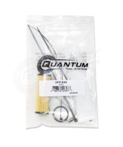 quantum fuel filter kit w/ strainer, o-ring & clamp for harley-davidson xl883n iron 883 efi 2009-2020, replaces 75305-07a