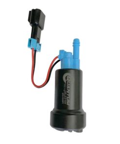 quantum 525lph e85 compatible intank fuel pump with strainer and flex hose,  replaces tia f90000285 hellcat