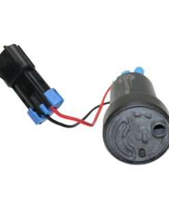 quantum 525lph e85 compatible intank fuel pump with strainer and flex hose,  replaces tia f90000285 hellcat