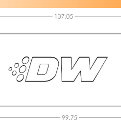 deatschwerks dw340v 340lph in-tank fuel pump w/ 9-1025 install kit for vw and audi 1.8t awd