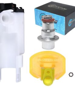 15410-41g00 kit, incl. fuel gas filter, fuel pressure regulator + strainer, compatible with suzuki hayabusa gsxr1000 gsx-r600 gsx-r750