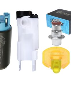 15410-41g00 kit, incl. fuel gas filter, fuel pump, fuel pressure regulator + strainer, compatible with suzuki hayabusa gsxr1000 gsx-r600 gsx-r750
