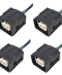 fuel injector plug connectors with pigtail harness wires 7120-9100-60 - toyota gd6 gd-6 hilux fortuner gun126 1gd 2.8l, 2gd 2.4l (4)