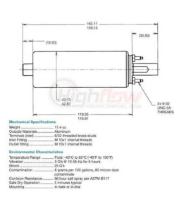 fuel pump - oem replacement, genuine gsl414 walbro / ti automotive