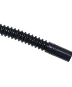 FP Convoluted Fuel Flex Hose - Ends - ID 8mm & ID 8mm / Length 300mm (Black)