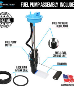 qfs oem replacement fuel pump assembly 2017-2023 polaris ranger 500 / 570 2208613