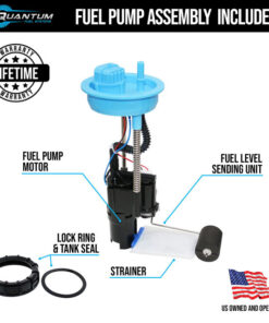 qfs oem replacement fuel pump assembly for polaris sportsman 1000 efi 2017-2021, 2208591, 2205502, 2208323, 2205374, 2521327