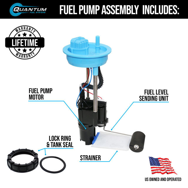 qfs oem replacement fuel pump assembly for polaris sportsman 1000 efi 2017-2021, 2208591, 2205502, 2208323, 2205374, 2521327