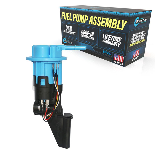 fuel pump assembly for 2019-2025 yamaha yz450f, yz250fx, wr450f & wr250f - oem replacement for b3j-13907-02-00, hfp-a267 | qfs